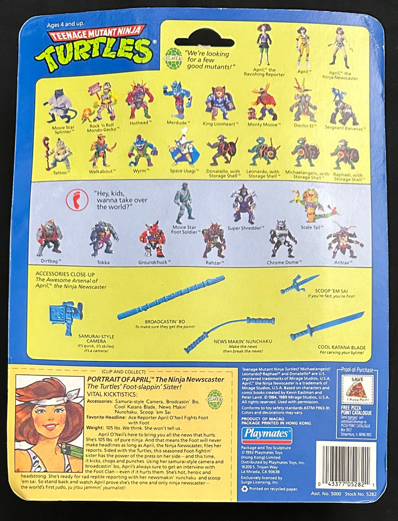 JoyToy TMNT - April O'Neil - Teenage Mutant Ninja Turtles 1/18 Figurine