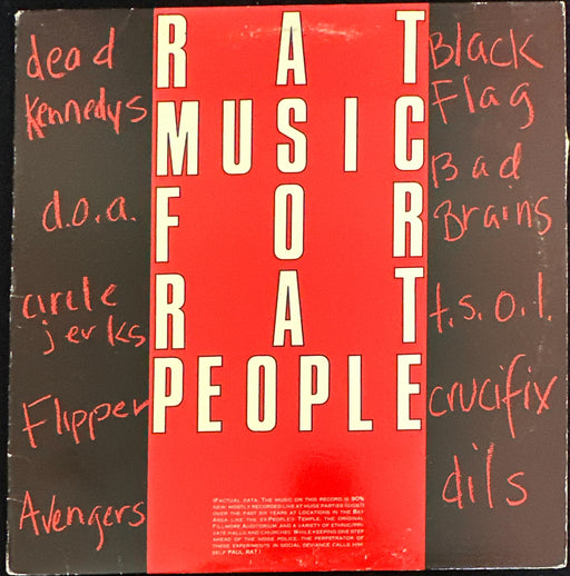 Various Rat Music For Rat People (First Pressing)