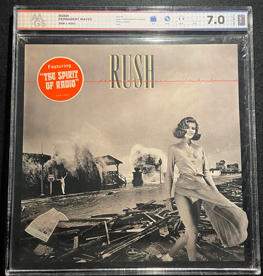 Rush Permanent Waves (1980) Sealed Early Release w/ Hype Sticker AAGS 7.0