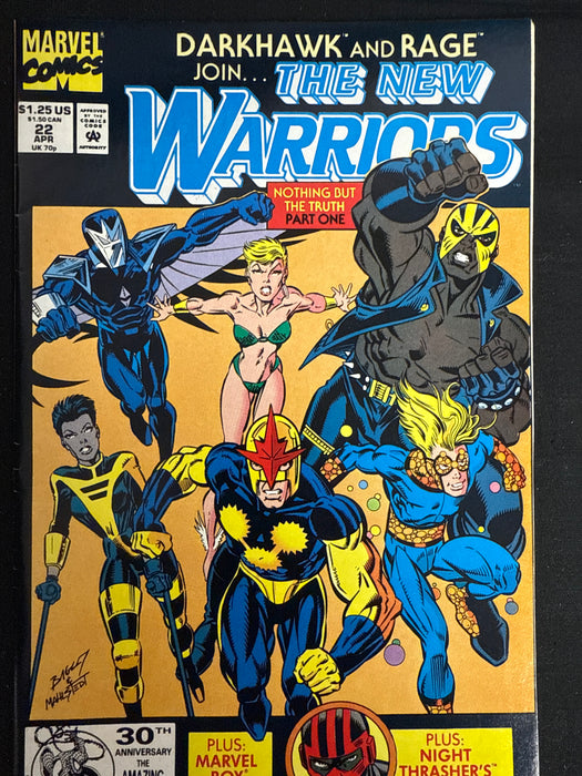 New Warriors # 22  VF (8.0)