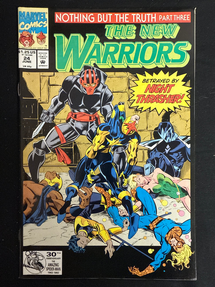 New Warriors # 24  VF+ (8.5)