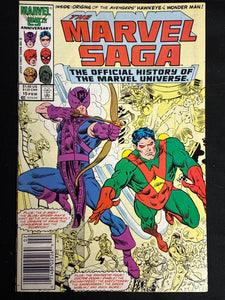 Marvel Saga the Official History of the Marvel Universe # 15 Newsstand FN/VF (7.0)