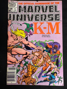 Official Handbook of the Marvel Universe #  6 Newsstand VF (8.0)