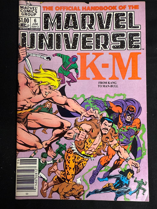 Official Handbook of the Marvel Universe #  6 Newsstand VF (8.0)