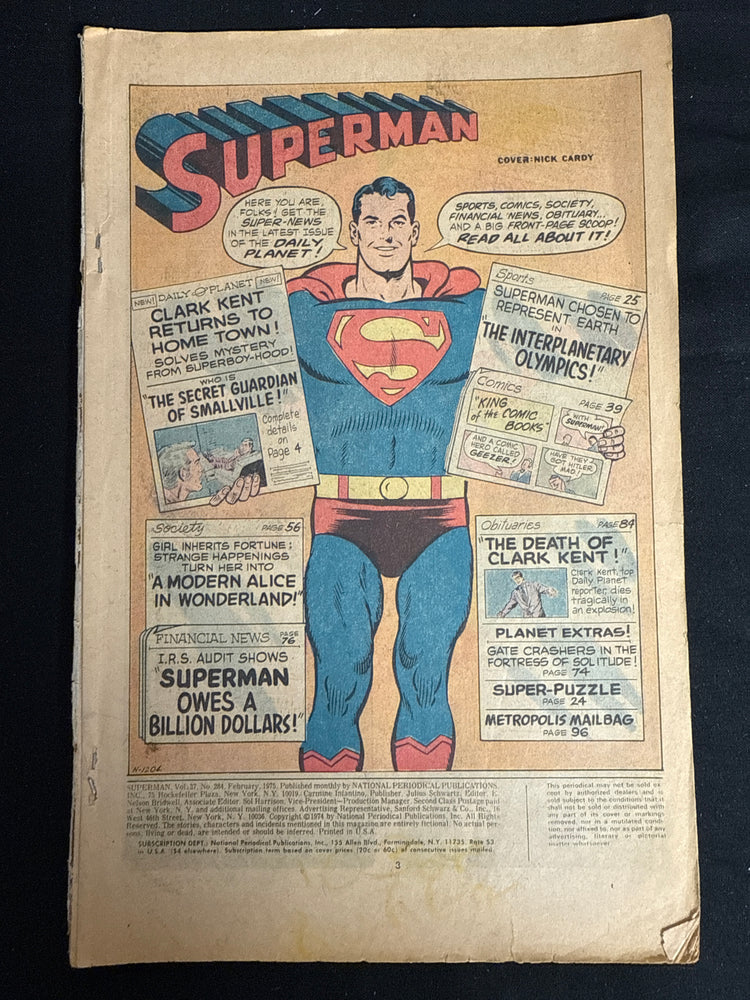 Coverless: Superman #284   PR (0.5)
