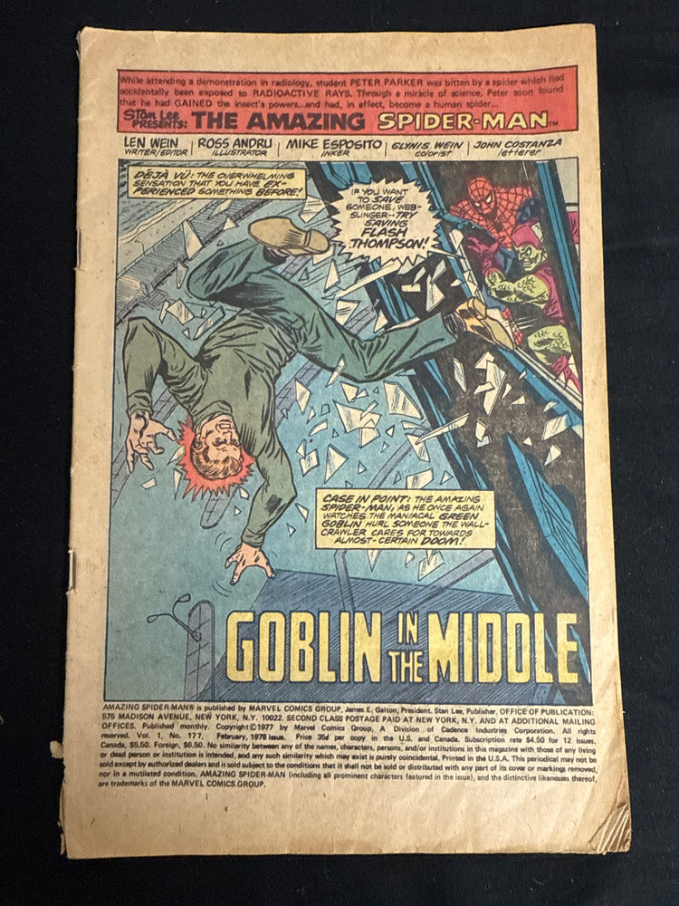Coverless: Amazing Spider-Man #177   PR (0.5)
