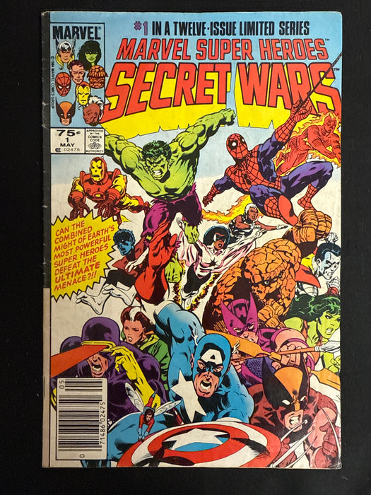 Marvel Super-Heroes Secret Wars #  1 Newsstand VG- (3.5)