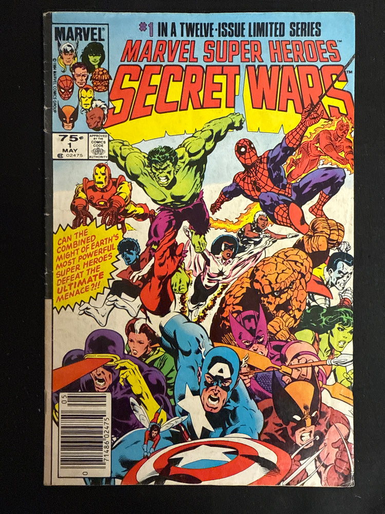 Marvel Super-Heroes Secret Wars #  1 Newsstand VG- (3.5)
