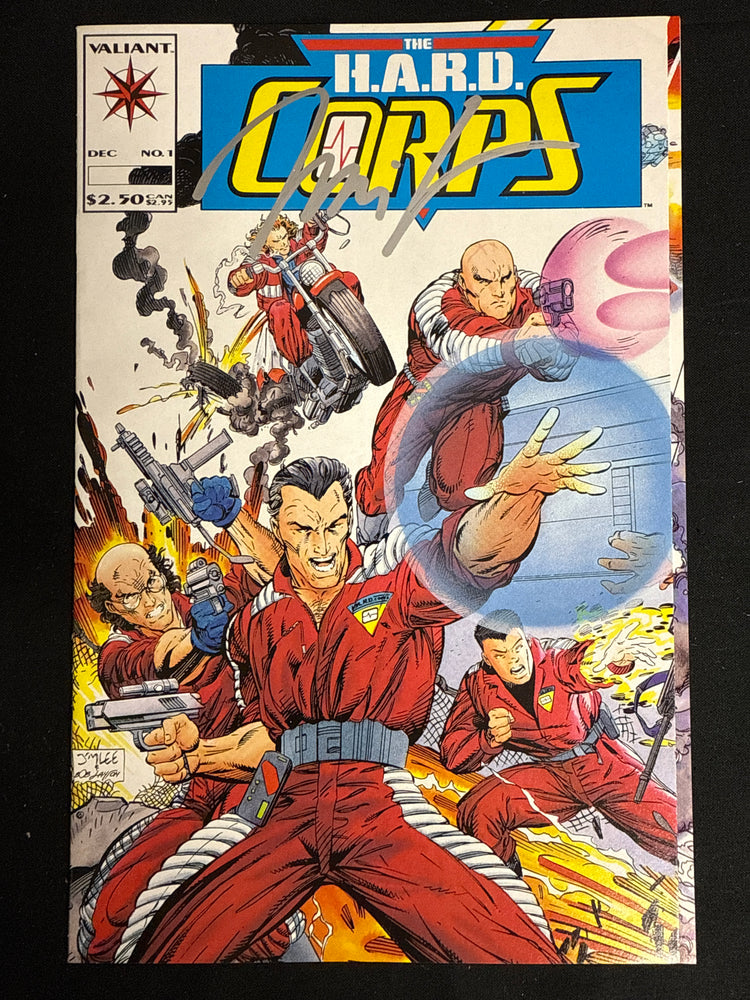 H.A.R.D. Corps #  1  NM (9.4) Signed by Jim Lee