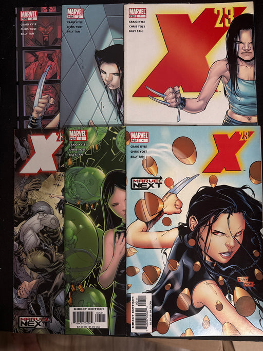 X-23 #  1-6 VF+ (8.5)