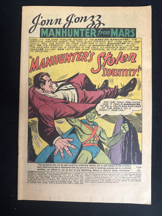 House of Mystery #172   PR (0.5)