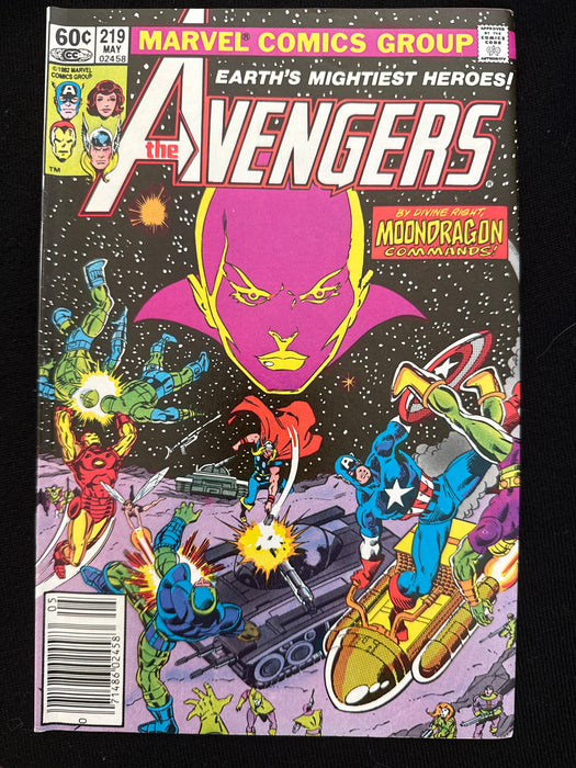 Avengers #219  Newsstand VF- (7.5)