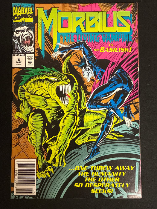 Morbius: The Living Vampire #  6 Australian Newsstand VF+ (8.5)