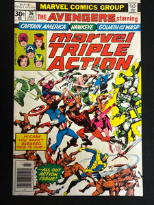 Marvel Triple Action # 36 30¢ FN- (5.5)