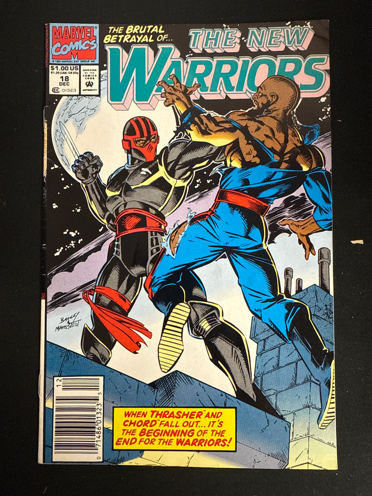 New Warriors # 18 Newsstand NM/MT (9.8)
