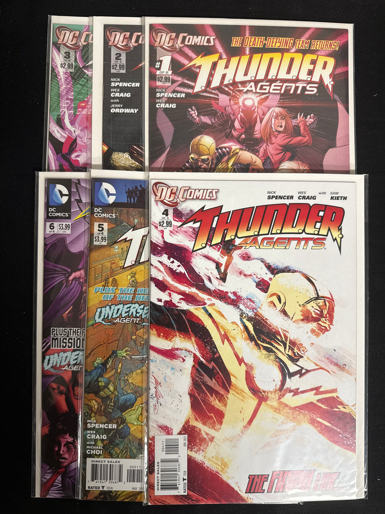 T.H.U.N.D.E.R. Agents #  1-6  NM+ (9.6)
