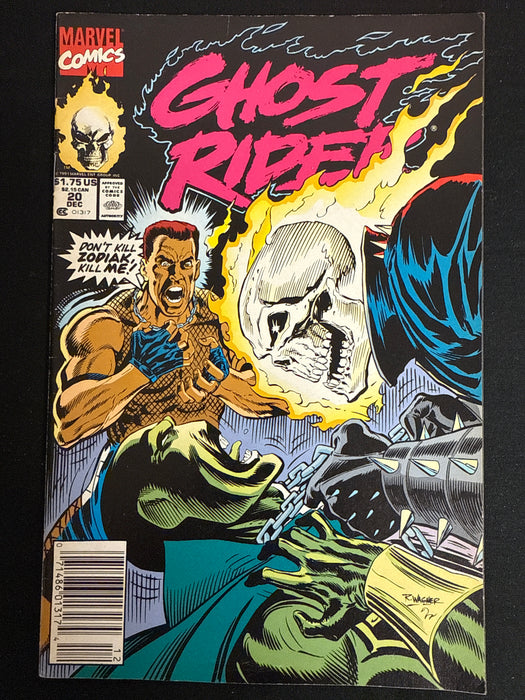Ghost Rider # 20 Newsstand VF- (7.5)