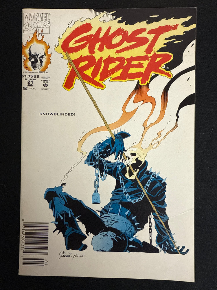 Ghost Rider # 21 Newsstand FN/VF (7.0)