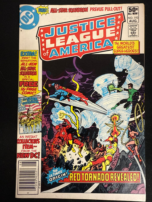 Justice League of America #193  Newsstand VF (8.0)
