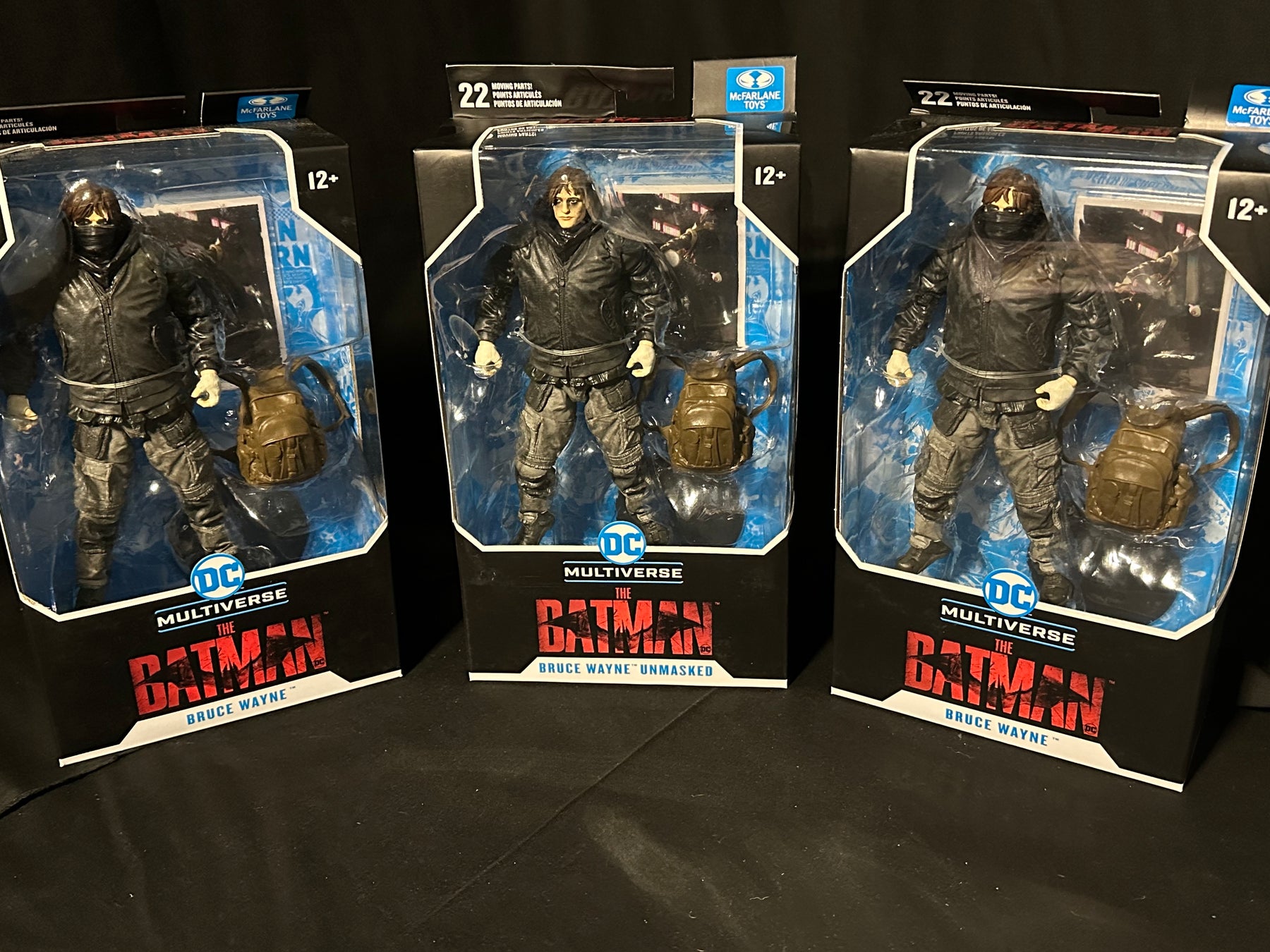 DC Multiverse The Batman Bruce Wayne Masked & Unmasked (3 Samples)