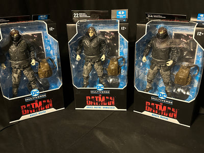 DC Multiverse The Batman Bruce Wayne Masked & Unmasked (3 Samples)
