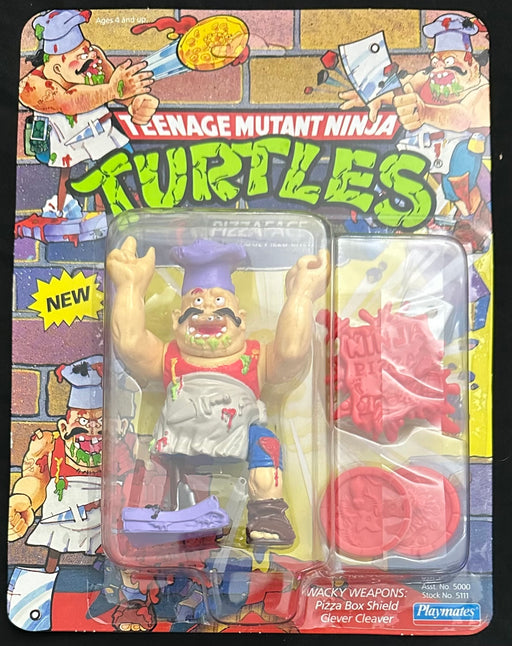 Teenage Mutant Ninja Turtles Pizza Face Playmates 1990 Unpunched
