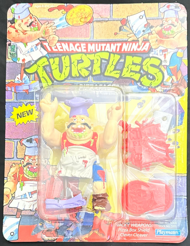 Teenage Mutant Ninja Turtles Pizza Face Playmates 1990 Unpunched