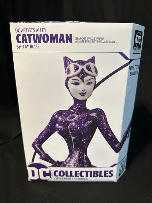 DC Artist Alley: Catwoman By Sho Murase Clear Cast Sparkle Variant Limited Edition