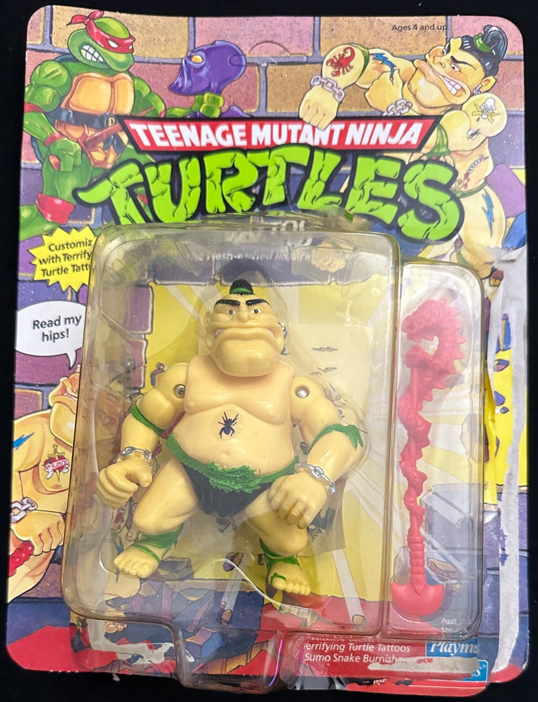Teenage Mutant Ninja Turtles Tattoo Playmates 1991 Unpunched