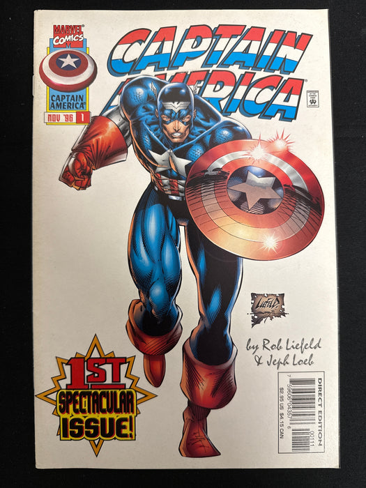 Captain America #  1  Vol. 2 VF (8.0)