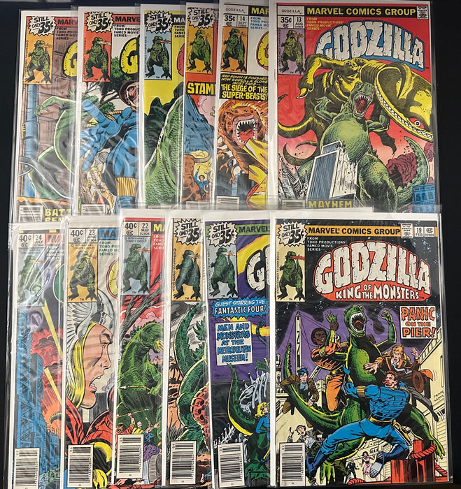 Godzilla (1977) #1-24 (24 Issues) Complete Run