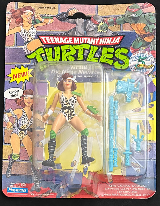 Teenage Mutant Ninja Turtles April O'Neil Ninja Newscaster Playmates 1992