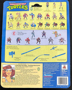 Teenage Mutant Ninja Turtles April O'Neil Ninja Newscaster Playmates 1992
