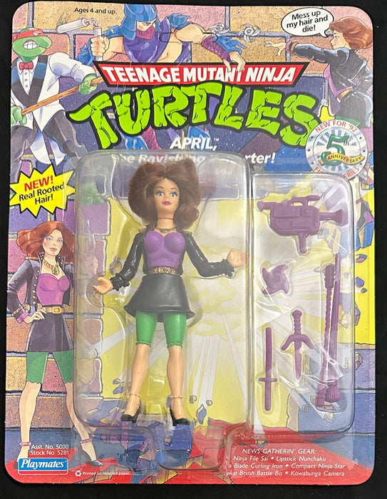 Teenage Mutant Ninja Turtles April O'Neil Ravishing Reporter Playmates 1992 Unpunched