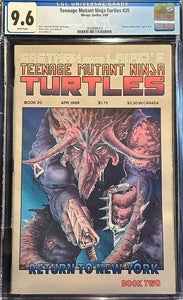 Teenage Mutant Ninja Turtles #20 (1989) CGC 9.6 White Pages