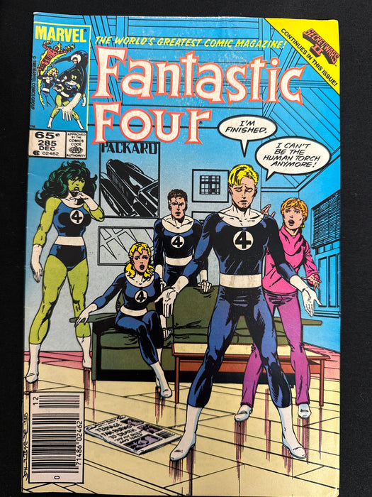 Fantastic Four #285  Newsstand FN/VF (7.0)