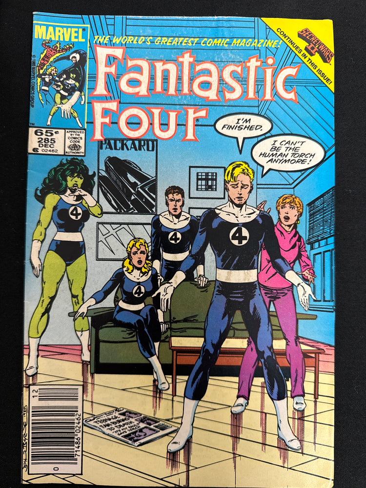 Fantastic Four #285  Newsstand FN/VF (7.0)