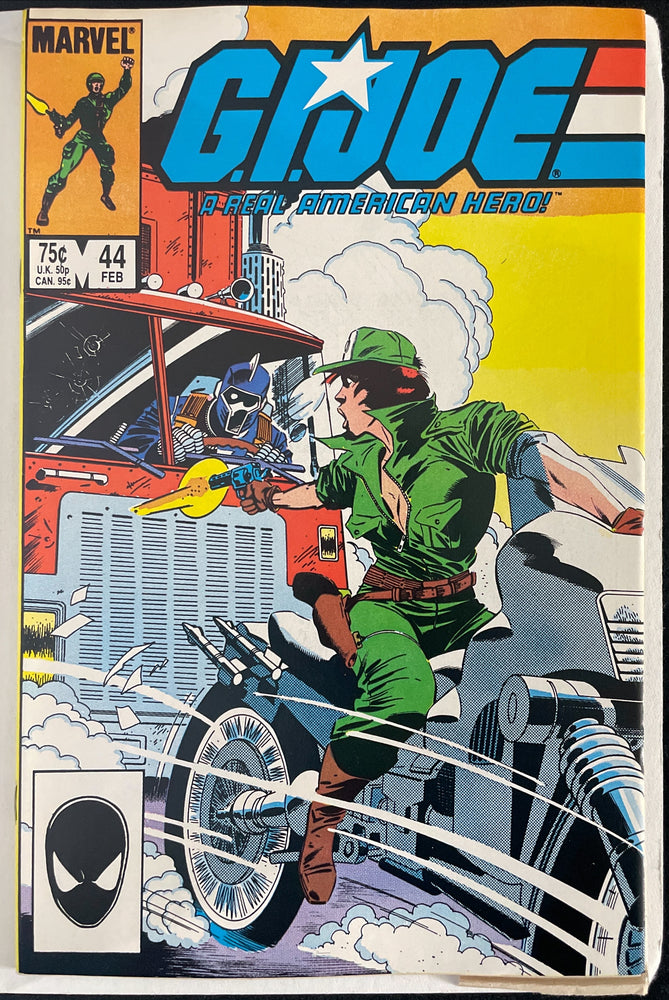 G.I. Joe, A Real American Hero # 44 FN+ (6.5)