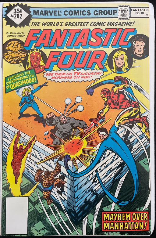Fantastic Four #202  Whitman VF- (7.5)