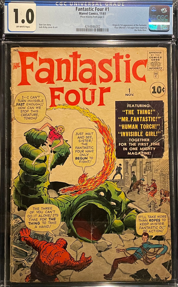 Fantastic Four #  1  CGC 1.0