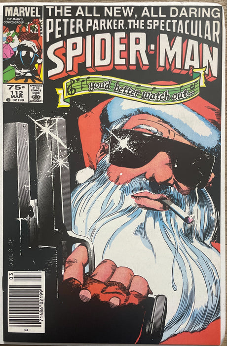 Spectacular Spider-Man #112  Newsstand VF/NM (9.0)
