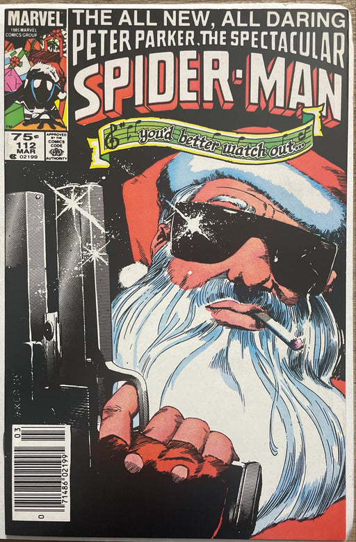 Spectacular Spider-Man #112  Newsstand VF/NM (9.0)