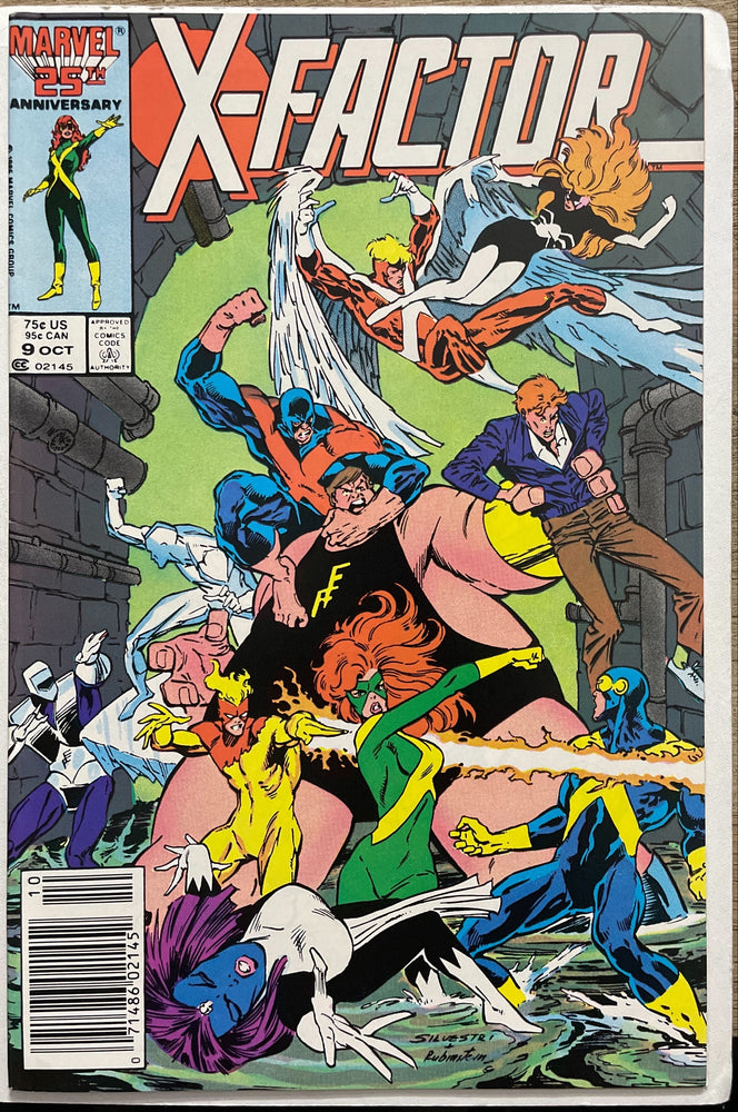 X-Factor #  9 Newsstand VF- (7.5)