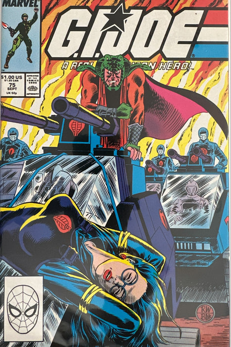 G.I. Joe, A Real American Hero # 75 NM (9.4)