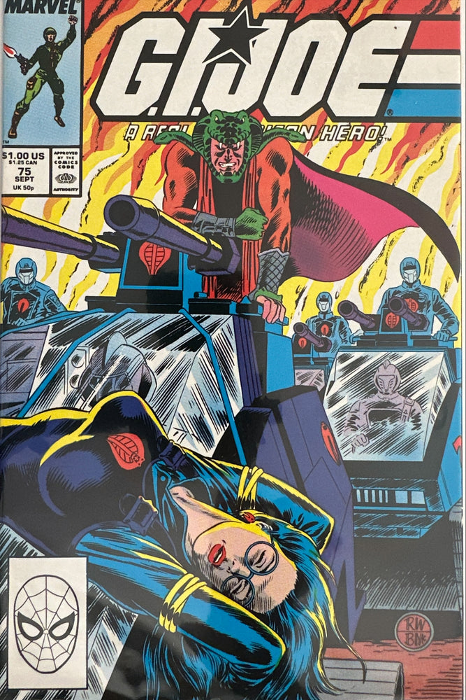 G.I. Joe, A Real American Hero # 75 NM (9.4)