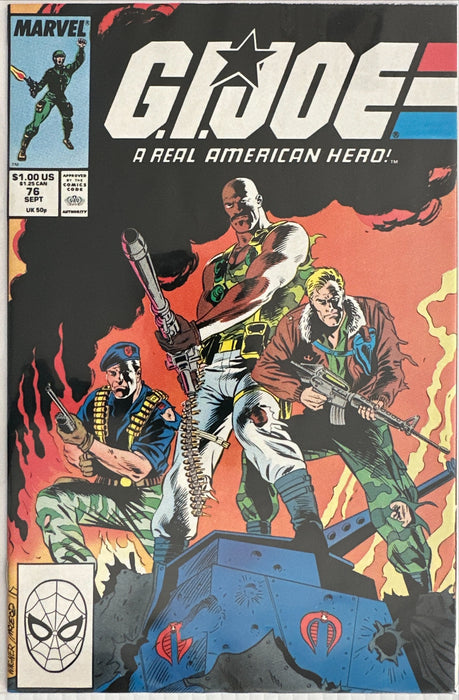 G.I. Joe, A Real American Hero # 76 NM (9.4)