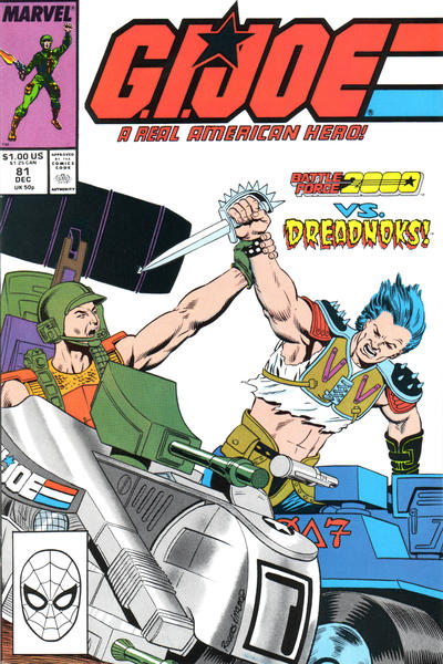 G.I. Joe, A Real American Hero # 81 FN+ (6.5)