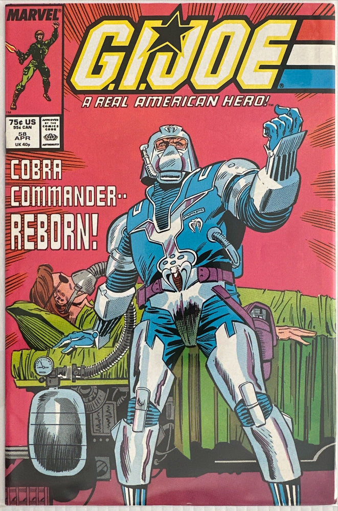 G.I. Joe, A Real American Hero # 58 NM (9.4)