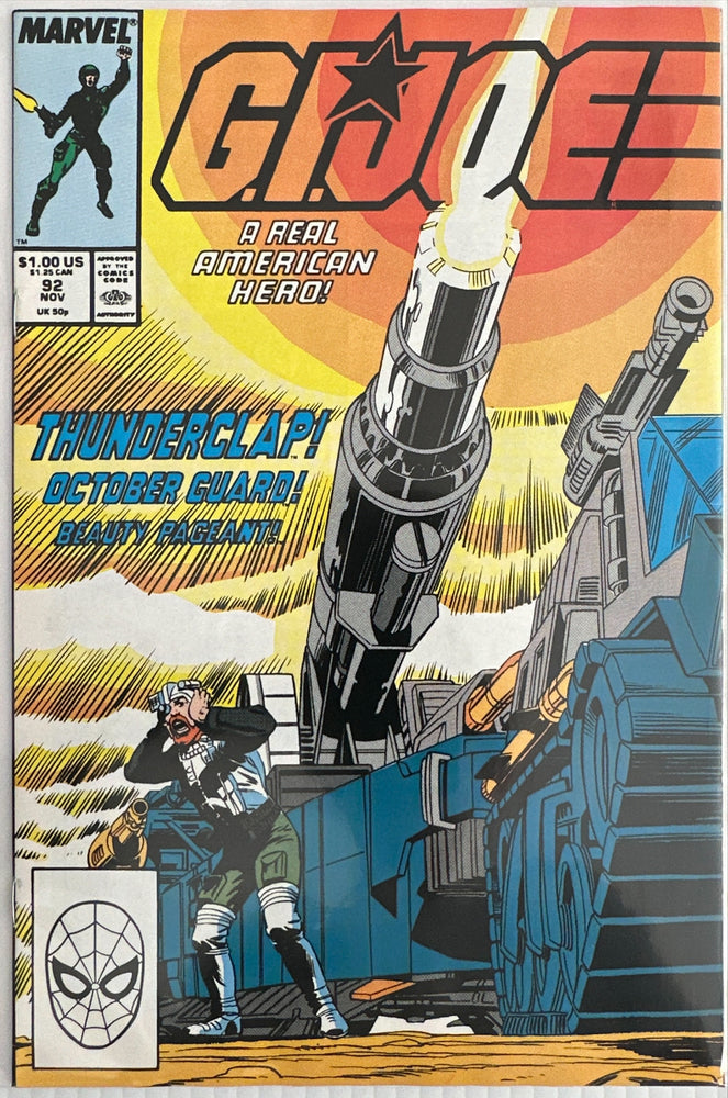 G.I. Joe, A Real American Hero # 92 NM (9.4)