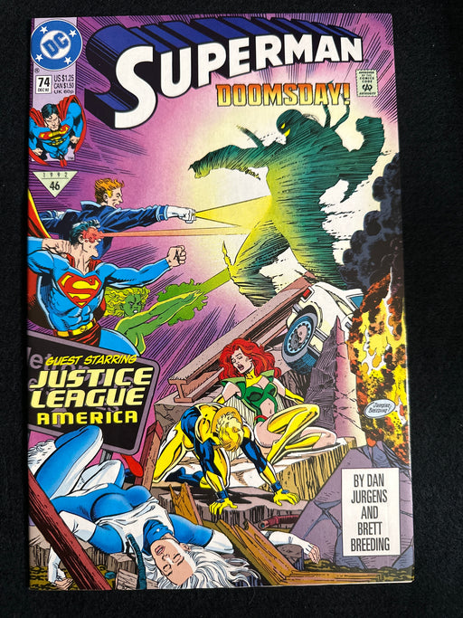 Superman # 74 NM+ (9.6)